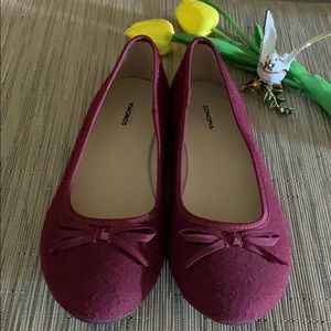 Sonoma Women’s Maroon Ballet Flats